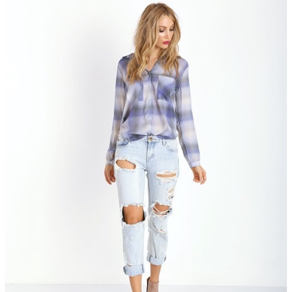 NWT Bella Dahl mock wrap.